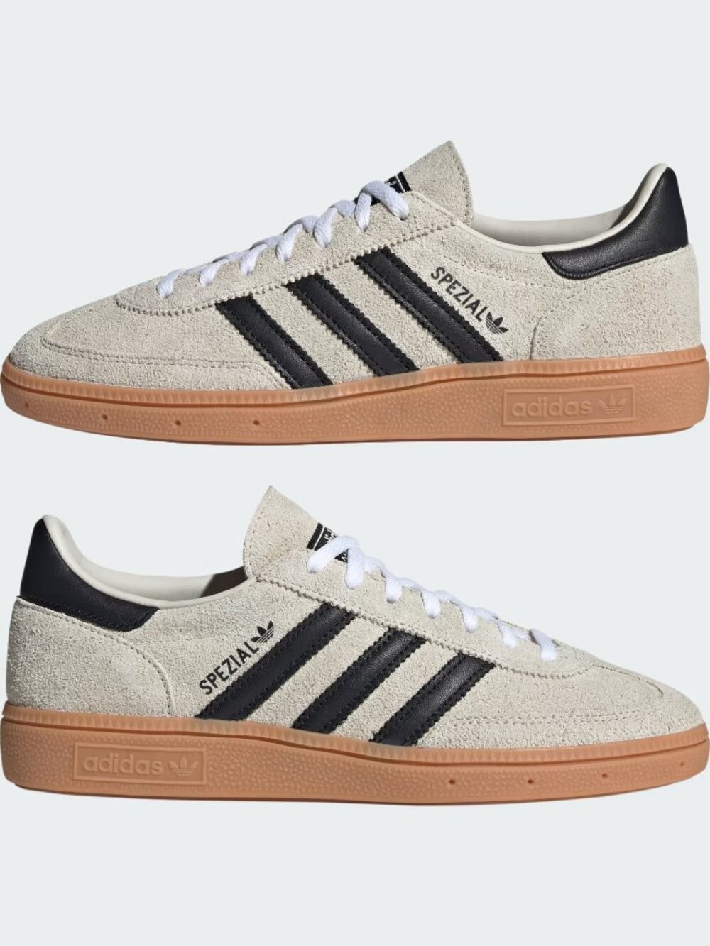 adidas Handball Spezial Sneakers, Alumina / Core Black / Cloud White, Women's 8 - Picture 3 of 11